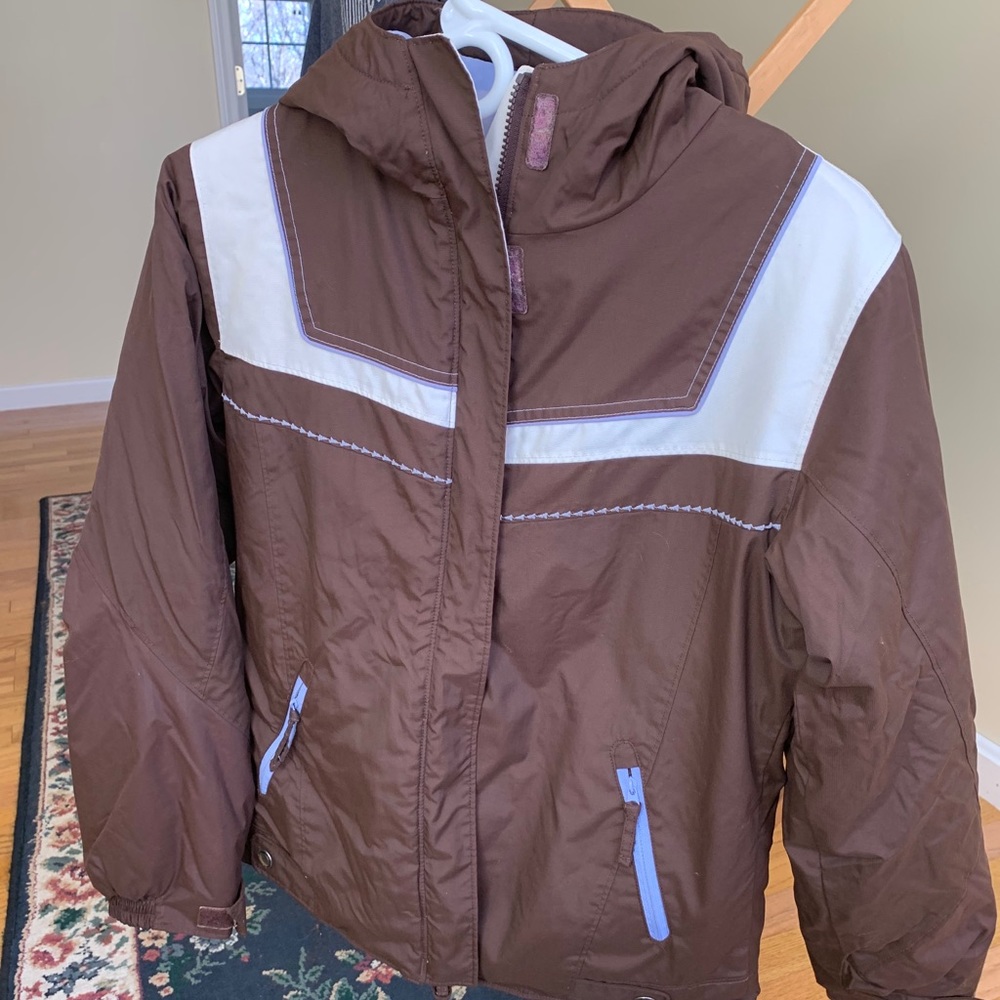 Columbia winter coat with a hood, size 14 /16